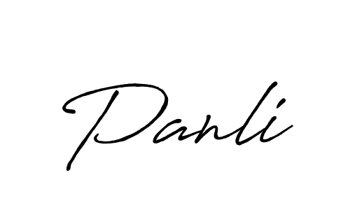 Also we have Panli name is the best signature style. Create professional handwritten signature collection using Antro_Vectra_Bolder autograph style. Panli signature style 7 images and pictures png
