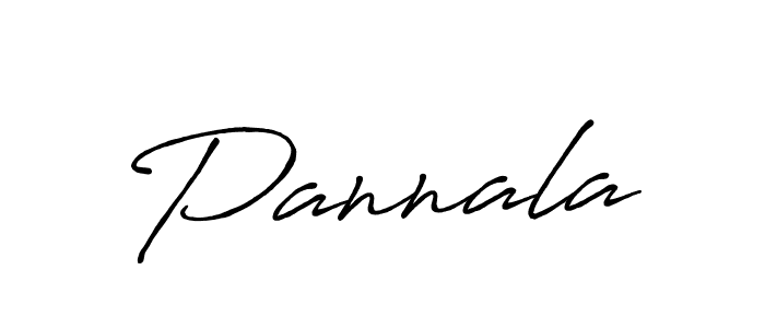 Make a beautiful signature design for name Pannala. With this signature (Antro_Vectra_Bolder) style, you can create a handwritten signature for free. Pannala signature style 7 images and pictures png