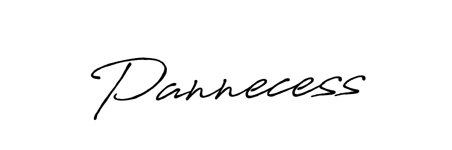 Make a beautiful signature design for name Pannecess. With this signature (Antro_Vectra_Bolder) style, you can create a handwritten signature for free. Pannecess signature style 7 images and pictures png