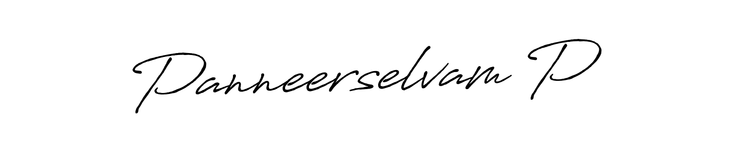 You should practise on your own different ways (Antro_Vectra_Bolder) to write your name (Panneerselvam P) in signature. don't let someone else do it for you. Panneerselvam P signature style 7 images and pictures png