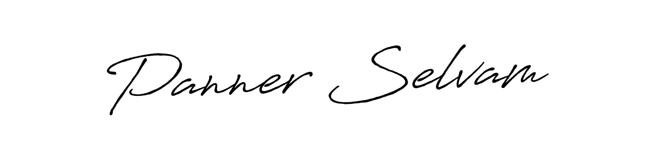 Once you've used our free online signature maker to create your best signature Antro_Vectra_Bolder style, it's time to enjoy all of the benefits that Panner Selvam name signing documents. Panner Selvam signature style 7 images and pictures png