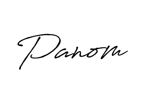 How to make Panom name signature. Use Antro_Vectra_Bolder style for creating short signs online. This is the latest handwritten sign. Panom signature style 7 images and pictures png