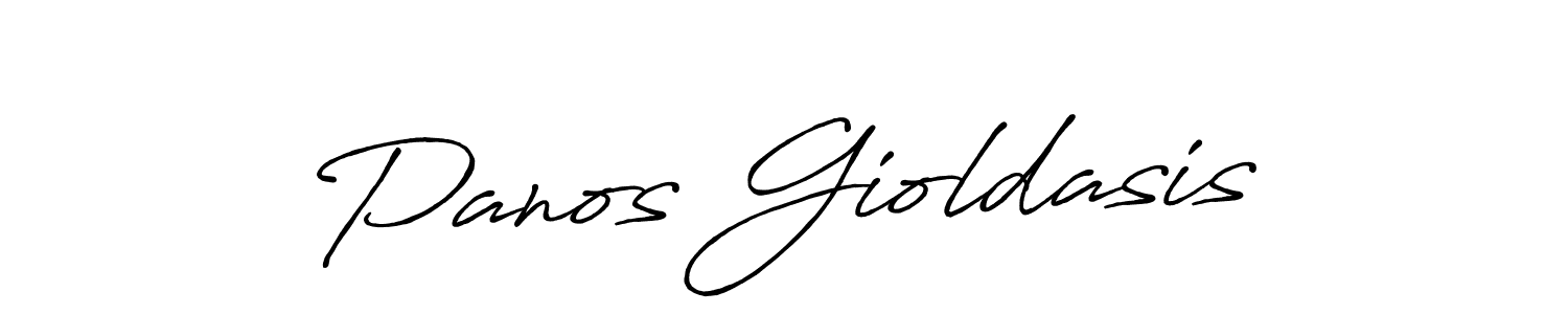 How to make Panos Gioldasis name signature. Use Antro_Vectra_Bolder style for creating short signs online. This is the latest handwritten sign. Panos Gioldasis signature style 7 images and pictures png