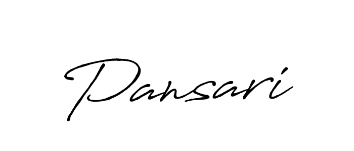 if you are searching for the best signature style for your name Pansari. so please give up your signature search. here we have designed multiple signature styles  using Antro_Vectra_Bolder. Pansari signature style 7 images and pictures png