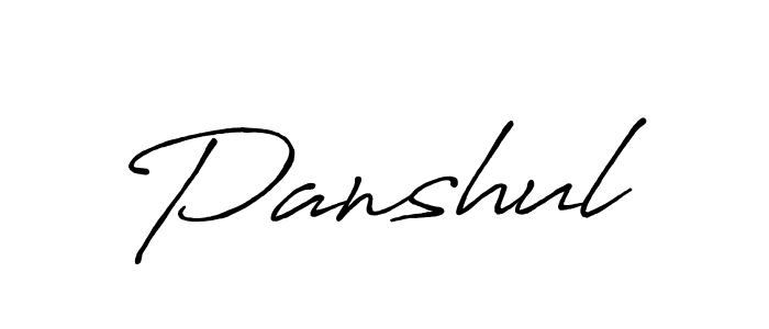 The best way (Antro_Vectra_Bolder) to make a short signature is to pick only two or three words in your name. The name Panshul include a total of six letters. For converting this name. Panshul signature style 7 images and pictures png