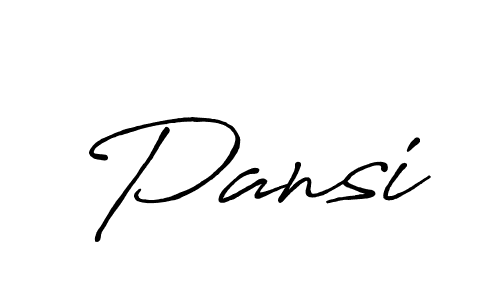 The best way (Antro_Vectra_Bolder) to make a short signature is to pick only two or three words in your name. The name Pansi include a total of six letters. For converting this name. Pansi signature style 7 images and pictures png