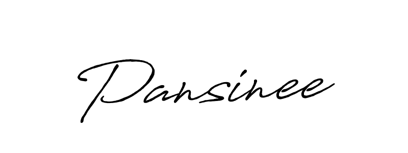 The best way (Antro_Vectra_Bolder) to make a short signature is to pick only two or three words in your name. The name Pansinee include a total of six letters. For converting this name. Pansinee signature style 7 images and pictures png