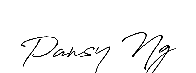 How to make Pansy Ng signature? Antro_Vectra_Bolder is a professional autograph style. Create handwritten signature for Pansy Ng name. Pansy Ng signature style 7 images and pictures png