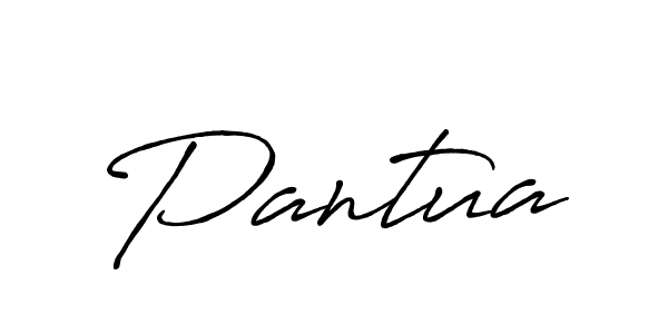 Create a beautiful signature design for name Pantua. With this signature (Antro_Vectra_Bolder) fonts, you can make a handwritten signature for free. Pantua signature style 7 images and pictures png