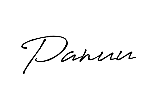 Similarly Antro_Vectra_Bolder is the best handwritten signature design. Signature creator online .You can use it as an online autograph creator for name Panuu. Panuu signature style 7 images and pictures png