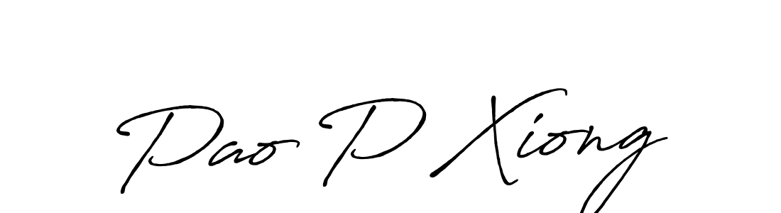 Once you've used our free online signature maker to create your best signature Antro_Vectra_Bolder style, it's time to enjoy all of the benefits that Pao P Xiong name signing documents. Pao P Xiong signature style 7 images and pictures png