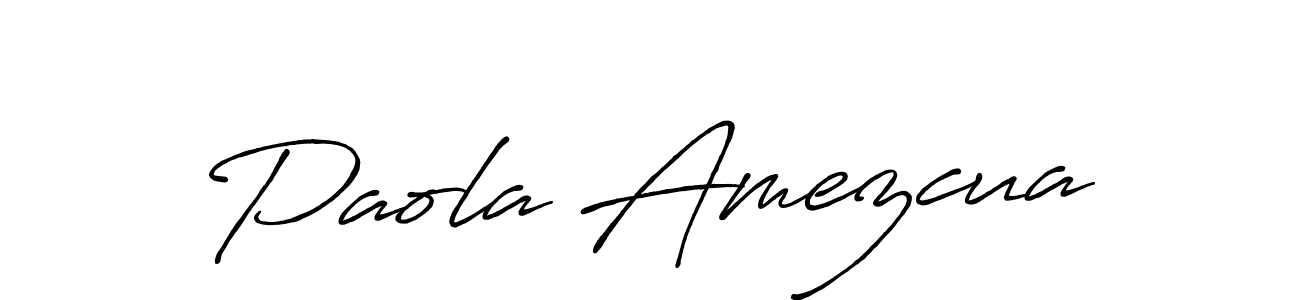 if you are searching for the best signature style for your name Paola Amezcua. so please give up your signature search. here we have designed multiple signature styles  using Antro_Vectra_Bolder. Paola Amezcua signature style 7 images and pictures png
