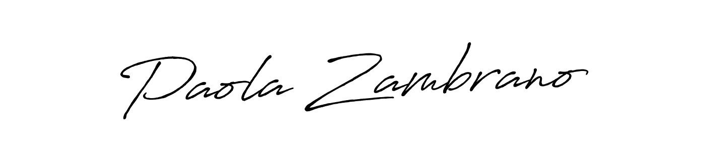 Also You can easily find your signature by using the search form. We will create Paola Zambrano name handwritten signature images for you free of cost using Antro_Vectra_Bolder sign style. Paola Zambrano signature style 7 images and pictures png