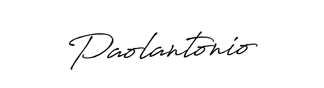 if you are searching for the best signature style for your name Paolantonio. so please give up your signature search. here we have designed multiple signature styles  using Antro_Vectra_Bolder. Paolantonio signature style 7 images and pictures png