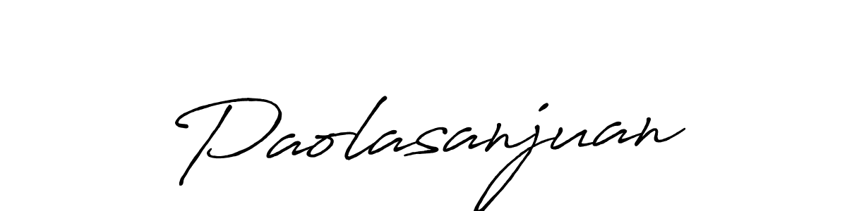 How to Draw Paolasanjuan signature style? Antro_Vectra_Bolder is a latest design signature styles for name Paolasanjuan. Paolasanjuan signature style 7 images and pictures png