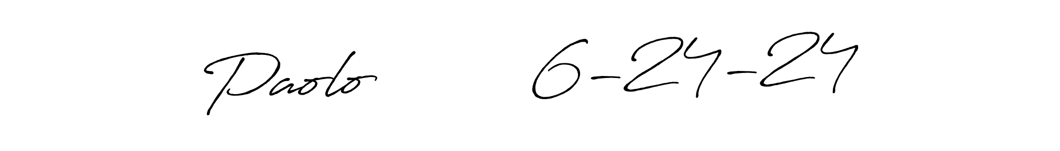 How to Draw Paolo         6-24-24 signature style? Antro_Vectra_Bolder is a latest design signature styles for name Paolo         6-24-24. Paolo         6-24-24 signature style 7 images and pictures png