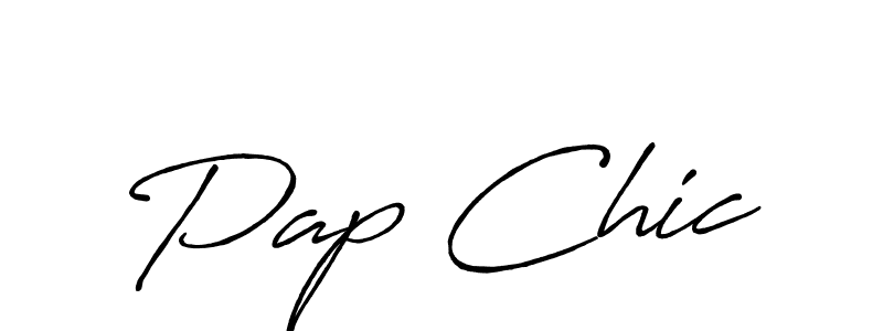 Once you've used our free online signature maker to create your best signature Antro_Vectra_Bolder style, it's time to enjoy all of the benefits that Pap Chic name signing documents. Pap Chic signature style 7 images and pictures png