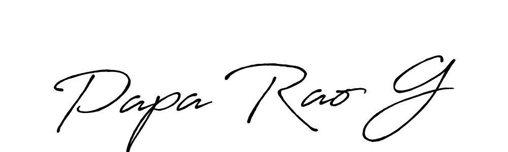 You can use this online signature creator to create a handwritten signature for the name Papa Rao G. This is the best online autograph maker. Papa Rao G signature style 7 images and pictures png