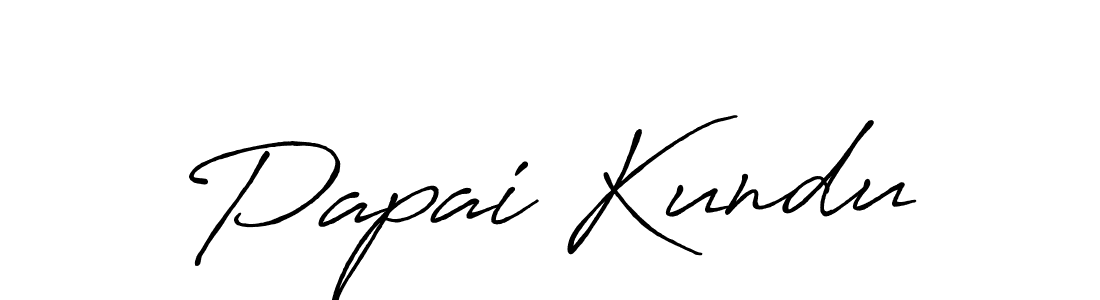 Use a signature maker to create a handwritten signature online. With this signature software, you can design (Antro_Vectra_Bolder) your own signature for name Papai Kundu. Papai Kundu signature style 7 images and pictures png