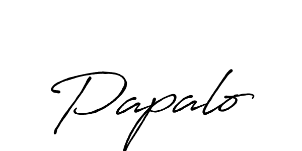 Also we have Papalo name is the best signature style. Create professional handwritten signature collection using Antro_Vectra_Bolder autograph style. Papalo signature style 7 images and pictures png