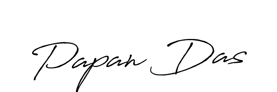 How to make Papan Das name signature. Use Antro_Vectra_Bolder style for creating short signs online. This is the latest handwritten sign. Papan Das signature style 7 images and pictures png