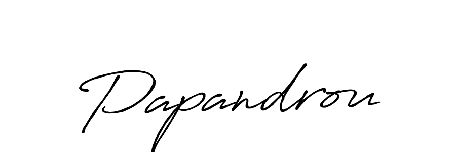 Design your own signature with our free online signature maker. With this signature software, you can create a handwritten (Antro_Vectra_Bolder) signature for name Papandrou. Papandrou signature style 7 images and pictures png