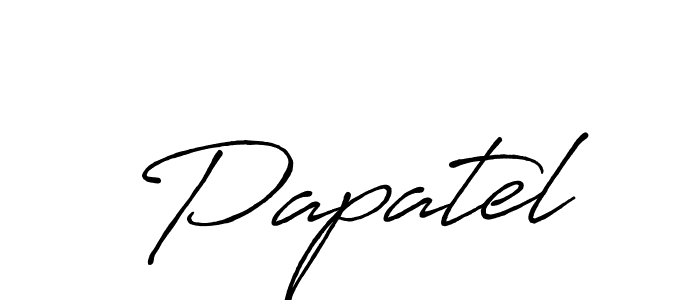 How to Draw Papatel signature style? Antro_Vectra_Bolder is a latest design signature styles for name Papatel. Papatel signature style 7 images and pictures png