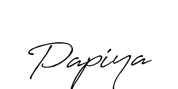 Also You can easily find your signature by using the search form. We will create Papiya name handwritten signature images for you free of cost using Antro_Vectra_Bolder sign style. Papiya signature style 7 images and pictures png