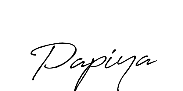 Also You can easily find your signature by using the search form. We will create Papiya name handwritten signature images for you free of cost using Antro_Vectra_Bolder sign style. Papiya signature style 7 images and pictures png