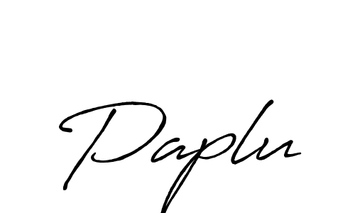 How to make Paplu signature? Antro_Vectra_Bolder is a professional autograph style. Create handwritten signature for Paplu name. Paplu signature style 7 images and pictures png