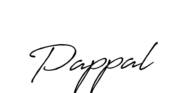 Pappal stylish signature style. Best Handwritten Sign (Antro_Vectra_Bolder) for my name. Handwritten Signature Collection Ideas for my name Pappal. Pappal signature style 7 images and pictures png