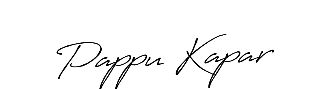 Make a short Pappu Kapar signature style. Manage your documents anywhere anytime using Antro_Vectra_Bolder. Create and add eSignatures, submit forms, share and send files easily. Pappu Kapar signature style 7 images and pictures png