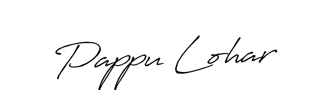 Design your own signature with our free online signature maker. With this signature software, you can create a handwritten (Antro_Vectra_Bolder) signature for name Pappu Lohar. Pappu Lohar signature style 7 images and pictures png