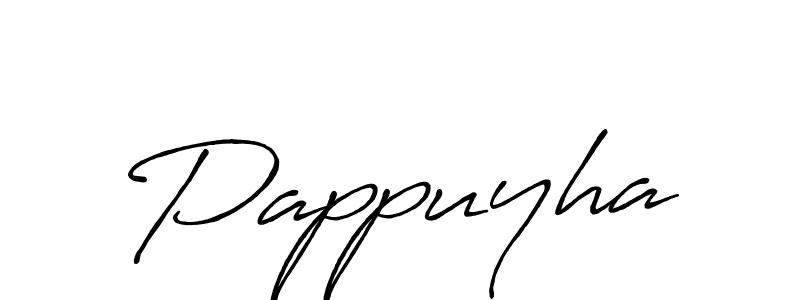 Make a beautiful signature design for name Pappuyha. With this signature (Antro_Vectra_Bolder) style, you can create a handwritten signature for free. Pappuyha signature style 7 images and pictures png