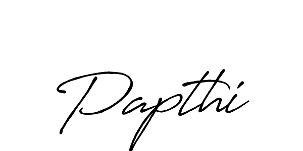 Also we have Papthi name is the best signature style. Create professional handwritten signature collection using Antro_Vectra_Bolder autograph style. Papthi signature style 7 images and pictures png