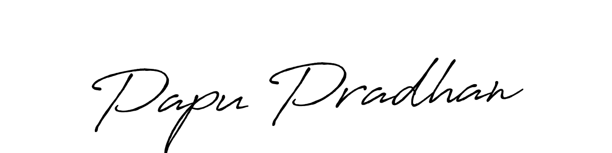It looks lik you need a new signature style for name Papu Pradhan. Design unique handwritten (Antro_Vectra_Bolder) signature with our free signature maker in just a few clicks. Papu Pradhan signature style 7 images and pictures png