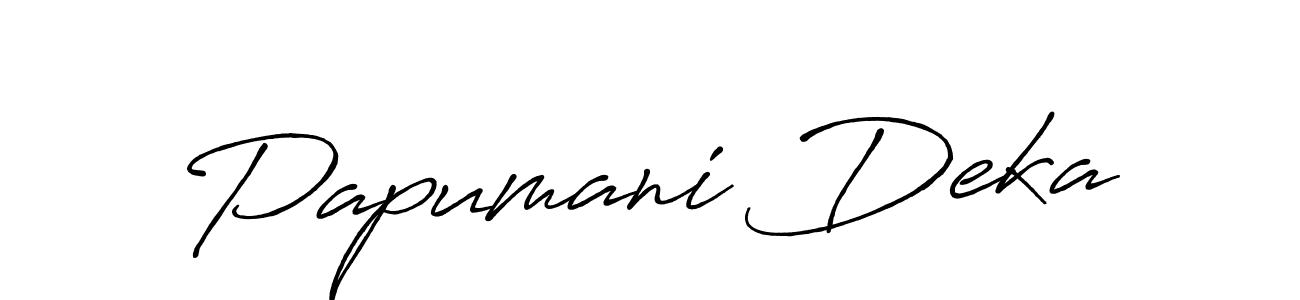 You should practise on your own different ways (Antro_Vectra_Bolder) to write your name (Papumani Deka) in signature. don't let someone else do it for you. Papumani Deka signature style 7 images and pictures png