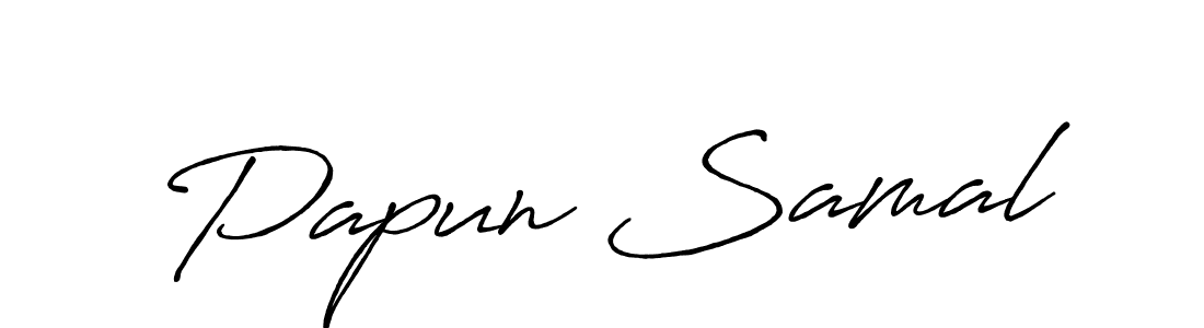 Antro_Vectra_Bolder is a professional signature style that is perfect for those who want to add a touch of class to their signature. It is also a great choice for those who want to make their signature more unique. Get Papun Samal name to fancy signature for free. Papun Samal signature style 7 images and pictures png