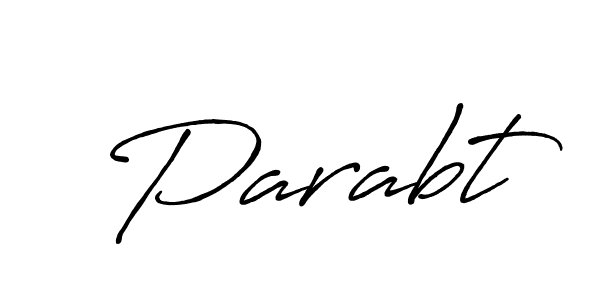 How to make Parabt name signature. Use Antro_Vectra_Bolder style for creating short signs online. This is the latest handwritten sign. Parabt signature style 7 images and pictures png