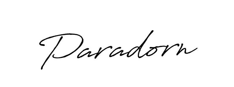 Also we have Paradorn name is the best signature style. Create professional handwritten signature collection using Antro_Vectra_Bolder autograph style. Paradorn signature style 7 images and pictures png