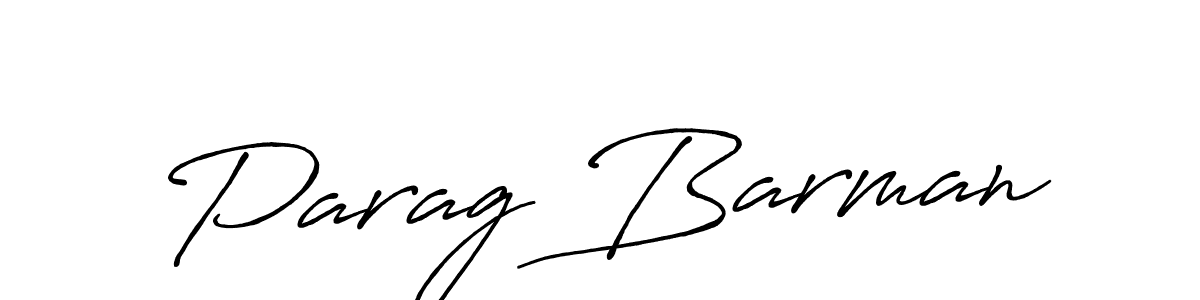 It looks lik you need a new signature style for name Parag Barman. Design unique handwritten (Antro_Vectra_Bolder) signature with our free signature maker in just a few clicks. Parag Barman signature style 7 images and pictures png