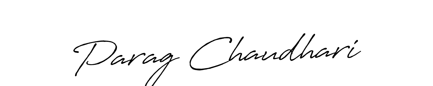 You can use this online signature creator to create a handwritten signature for the name Parag Chaudhari. This is the best online autograph maker. Parag Chaudhari signature style 7 images and pictures png