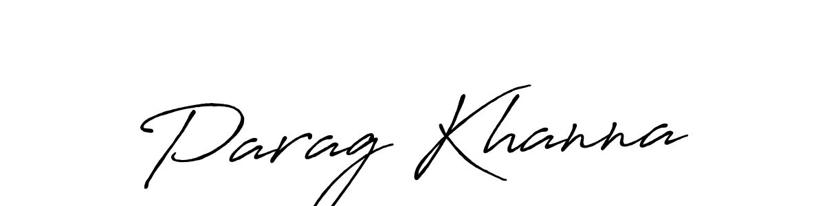 Make a beautiful signature design for name Parag Khanna. Use this online signature maker to create a handwritten signature for free. Parag Khanna signature style 7 images and pictures png