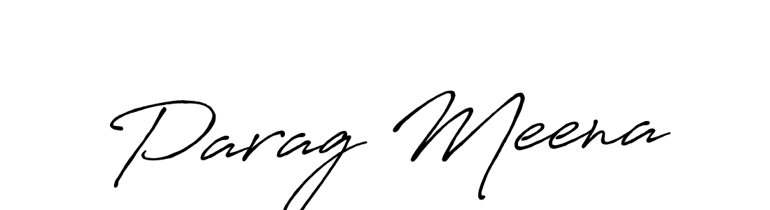 You should practise on your own different ways (Antro_Vectra_Bolder) to write your name (Parag Meena) in signature. don't let someone else do it for you. Parag Meena signature style 7 images and pictures png