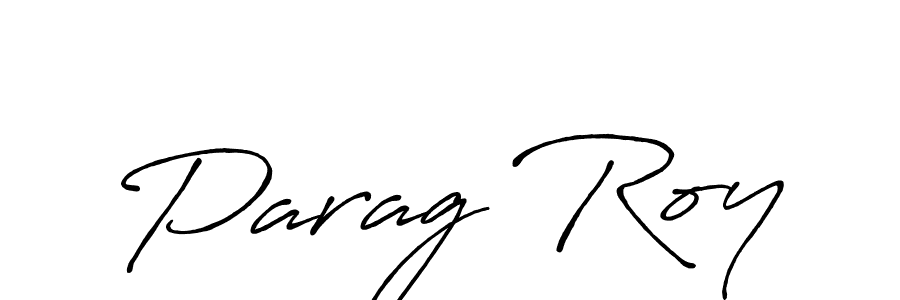 Once you've used our free online signature maker to create your best signature Antro_Vectra_Bolder style, it's time to enjoy all of the benefits that Parag Roy name signing documents. Parag Roy signature style 7 images and pictures png