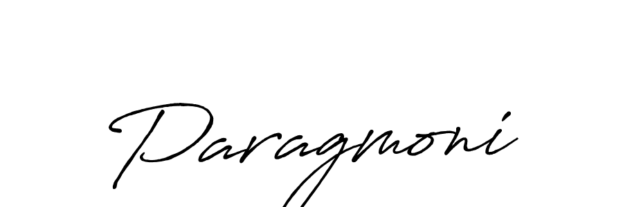 How to make Paragmoni signature? Antro_Vectra_Bolder is a professional autograph style. Create handwritten signature for Paragmoni name. Paragmoni signature style 7 images and pictures png