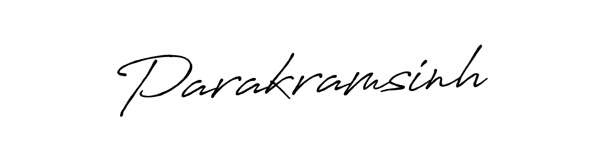 Create a beautiful signature design for name Parakramsinh. With this signature (Antro_Vectra_Bolder) fonts, you can make a handwritten signature for free. Parakramsinh signature style 7 images and pictures png