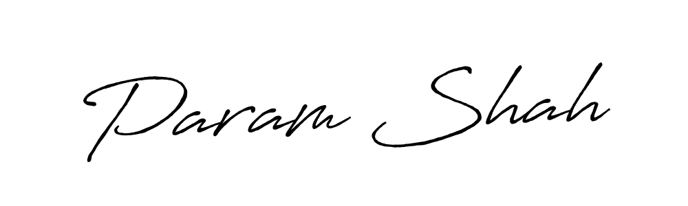 Param Shah stylish signature style. Best Handwritten Sign (Antro_Vectra_Bolder) for my name. Handwritten Signature Collection Ideas for my name Param Shah. Param Shah signature style 7 images and pictures png