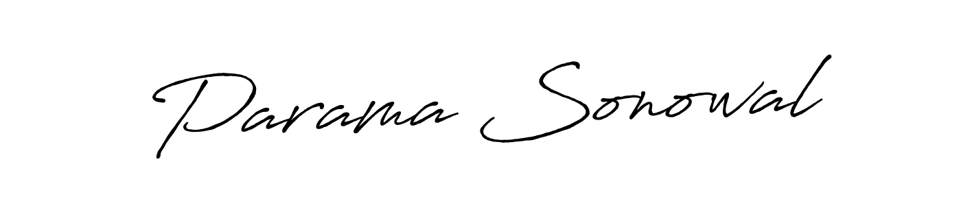 Similarly Antro_Vectra_Bolder is the best handwritten signature design. Signature creator online .You can use it as an online autograph creator for name Parama Sonowal. Parama Sonowal signature style 7 images and pictures png
