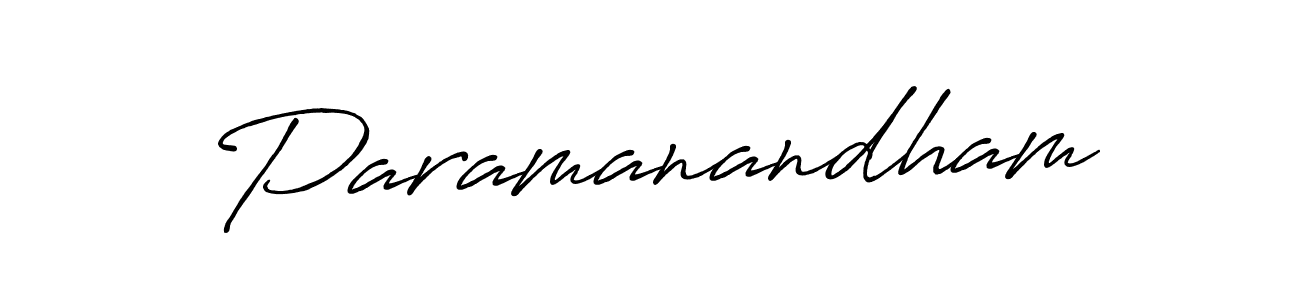 You should practise on your own different ways (Antro_Vectra_Bolder) to write your name (Paramanandham) in signature. don't let someone else do it for you. Paramanandham signature style 7 images and pictures png